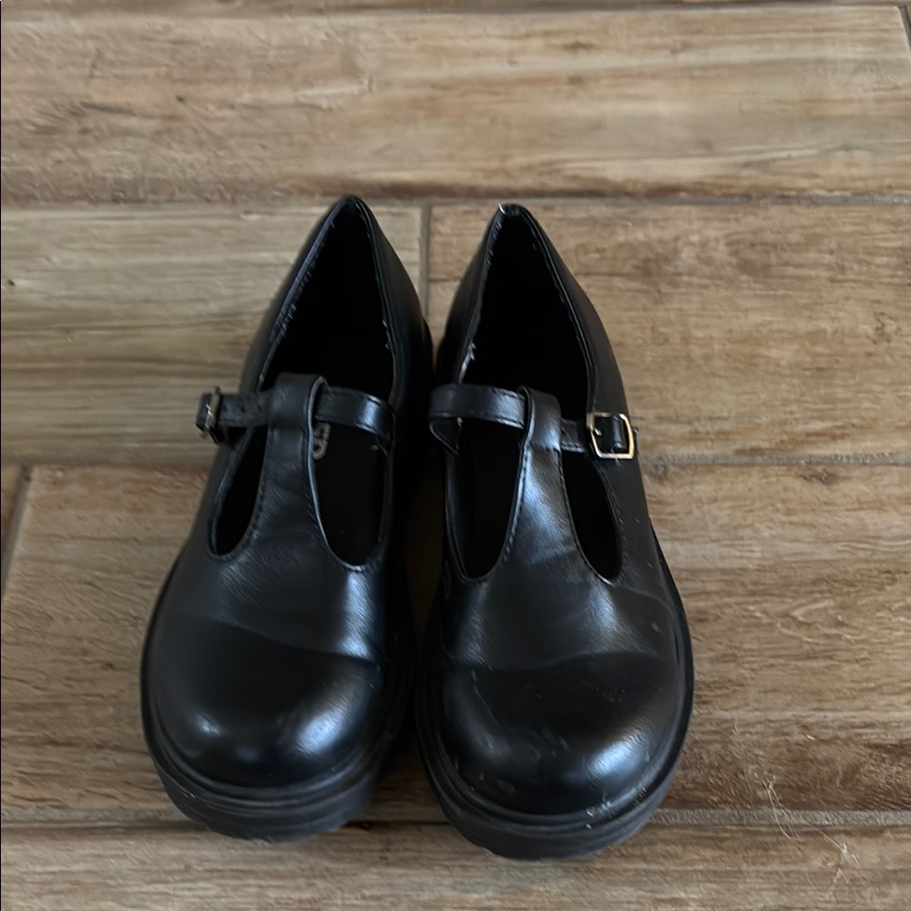 Classic Black Kids Shoes